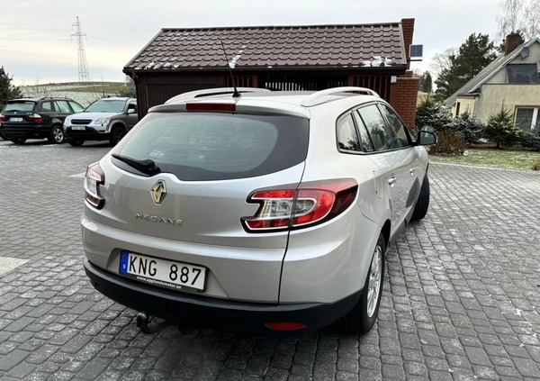 Renault Megane cena 19990 przebieg: 190000, rok produkcji 2009 z Kisielice małe 326